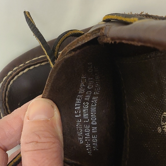 Timberland Loafers Lace Up Slip On Leather Brown Men\'s 8M 8 main image 7
